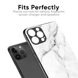 Modern White Marble Glass Case for iPhone 8 Plus