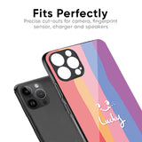 Lucky Abstract Glass Case for iPhone 13 mini