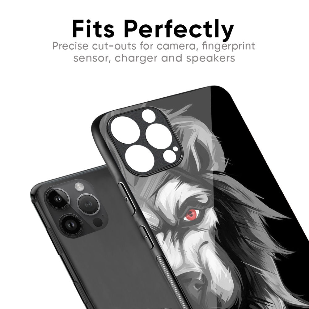 Wild Lion Glass Case for iPhone XS Max