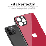 Solo Maroon Glass case for iPhone 11