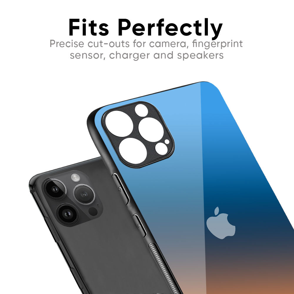 Sunset Of Ocean Glass Case for iPhone XS Max
