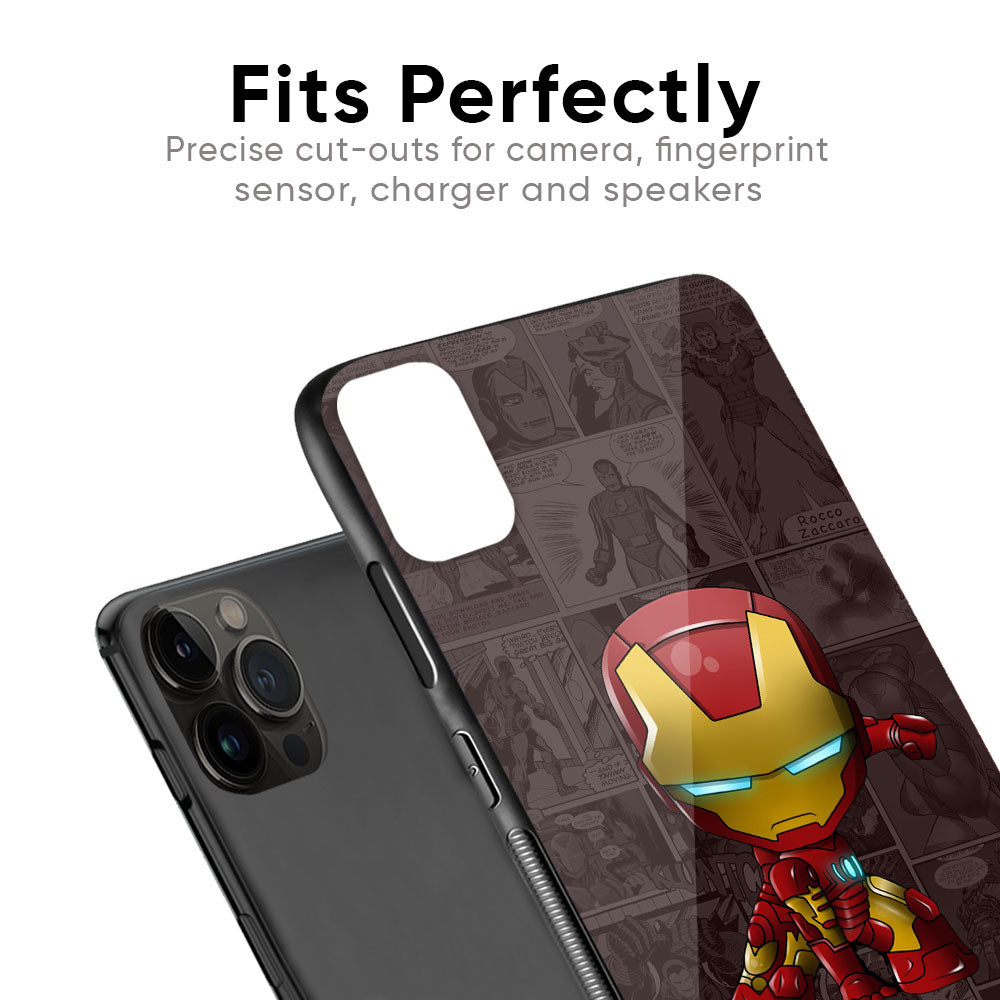 Angry Baby Super Hero Glass Case for iPhone 6S