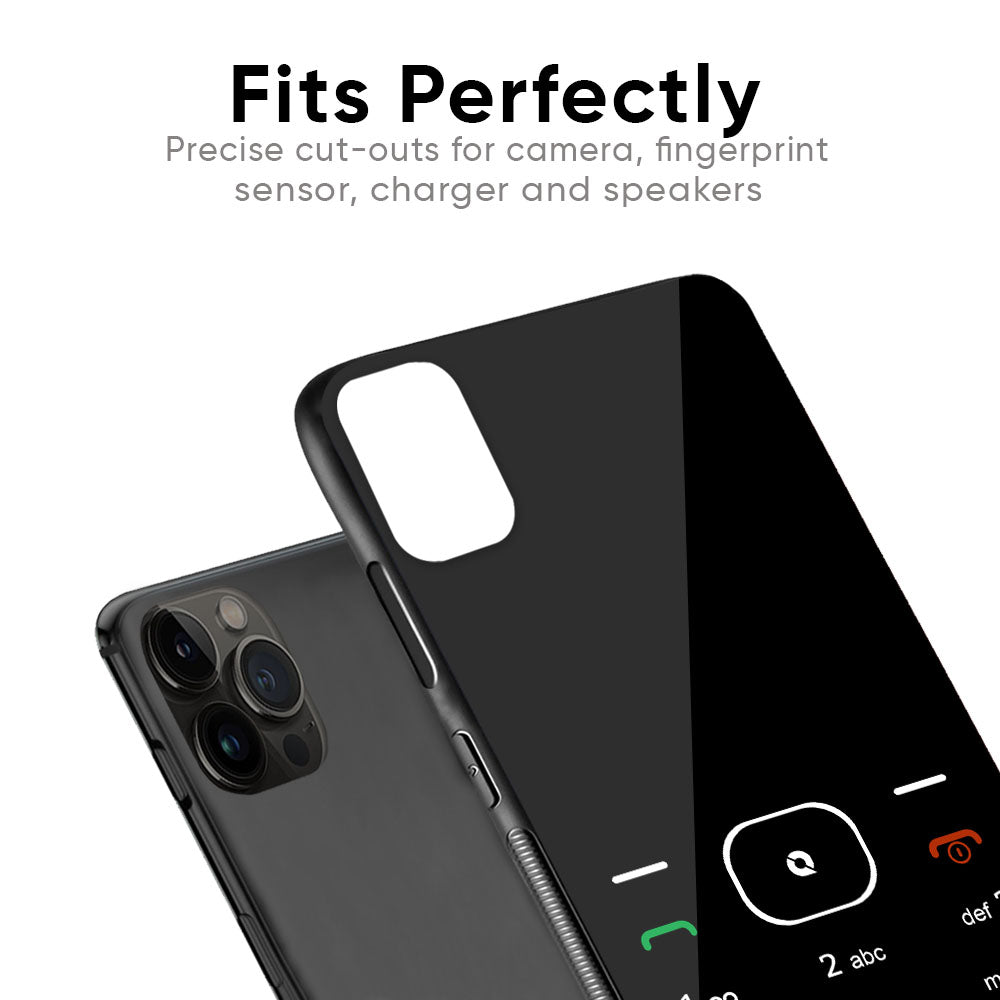 Classic Keypad Pattern Glass Case for iPhone 6S