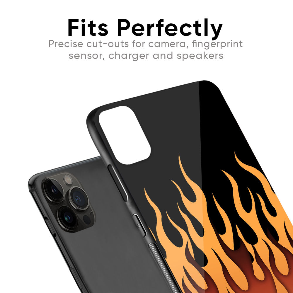 Fire Flame Glass Case for iPhone 6S