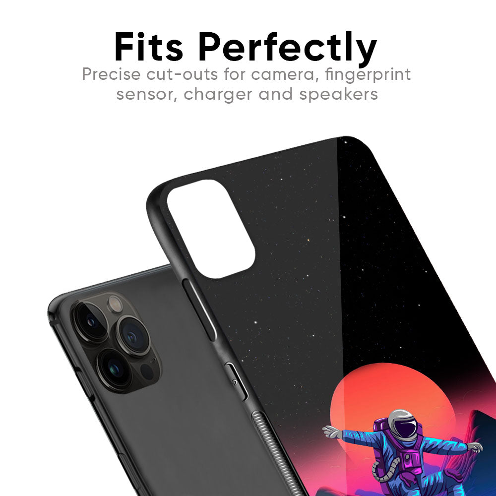 Retro Astronaut Glass Case for iPhone 6S