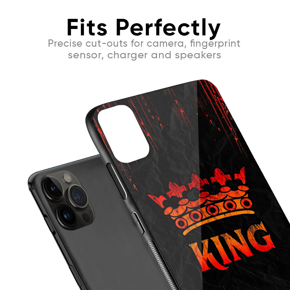 Royal King Glass Case for iPhone SE 2022