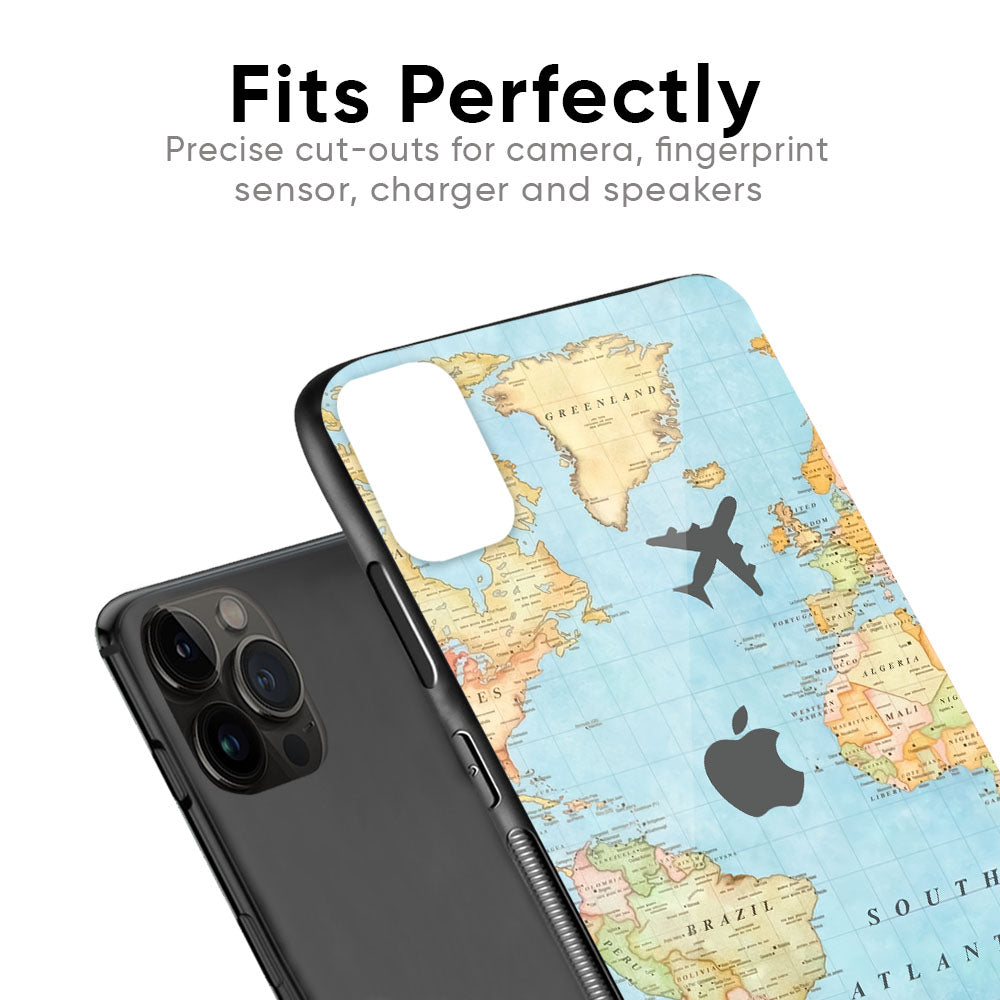 Fly Around The World Glass Case for iPhone 6S