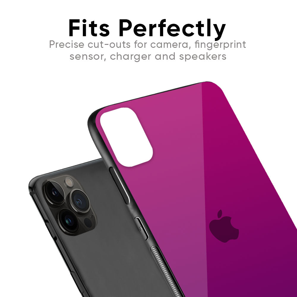 Magenta Gradient Glass Case For iPhone 6S