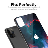 Brush Art Glass Case For iPhone X