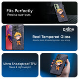 Orange Chubby Glass Case for Motorola G84 5G
