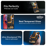 Glow Up Skeleton Glass Case for Motorola G84 5G