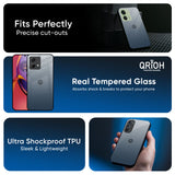 Smokey Grey Color Glass Case For Motorola Edge 30 Ultra