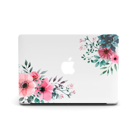 Corner Floral Macbook Covers