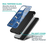 Blue Cheetah Glass Case for Vivo V20 SE
