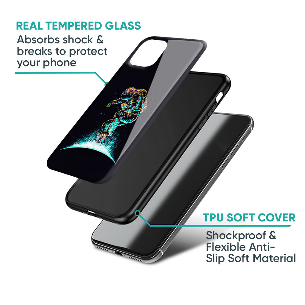 Star Ride Glass Case for OnePlus 7