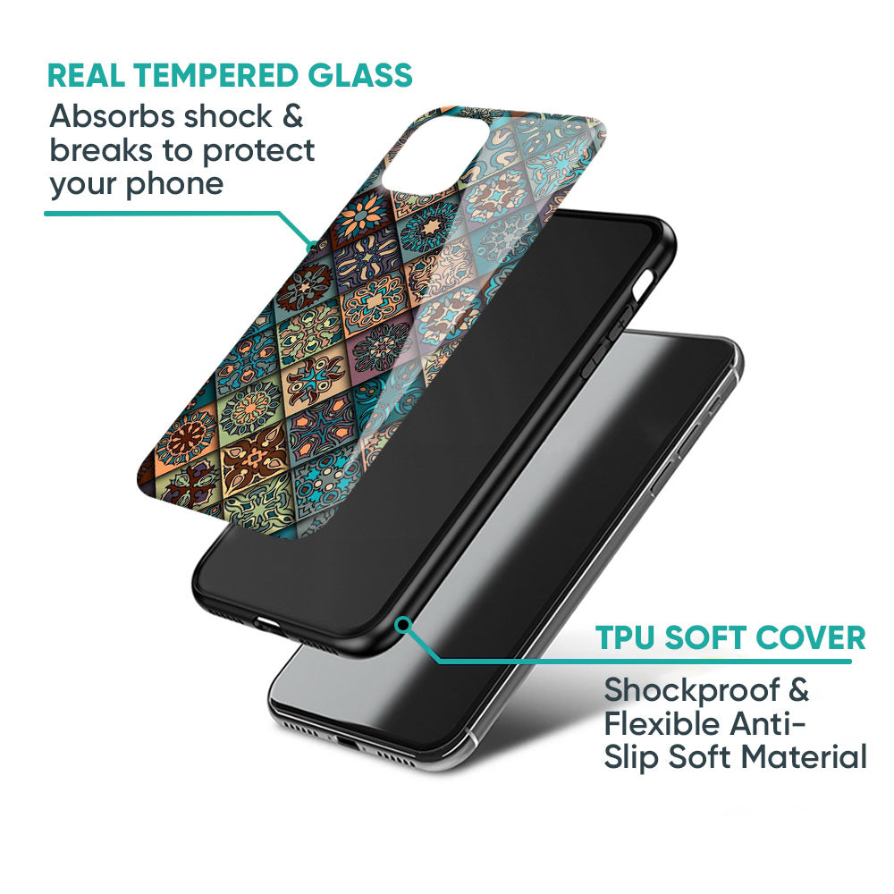 Retro Art Glass Case for iPhone XS Max