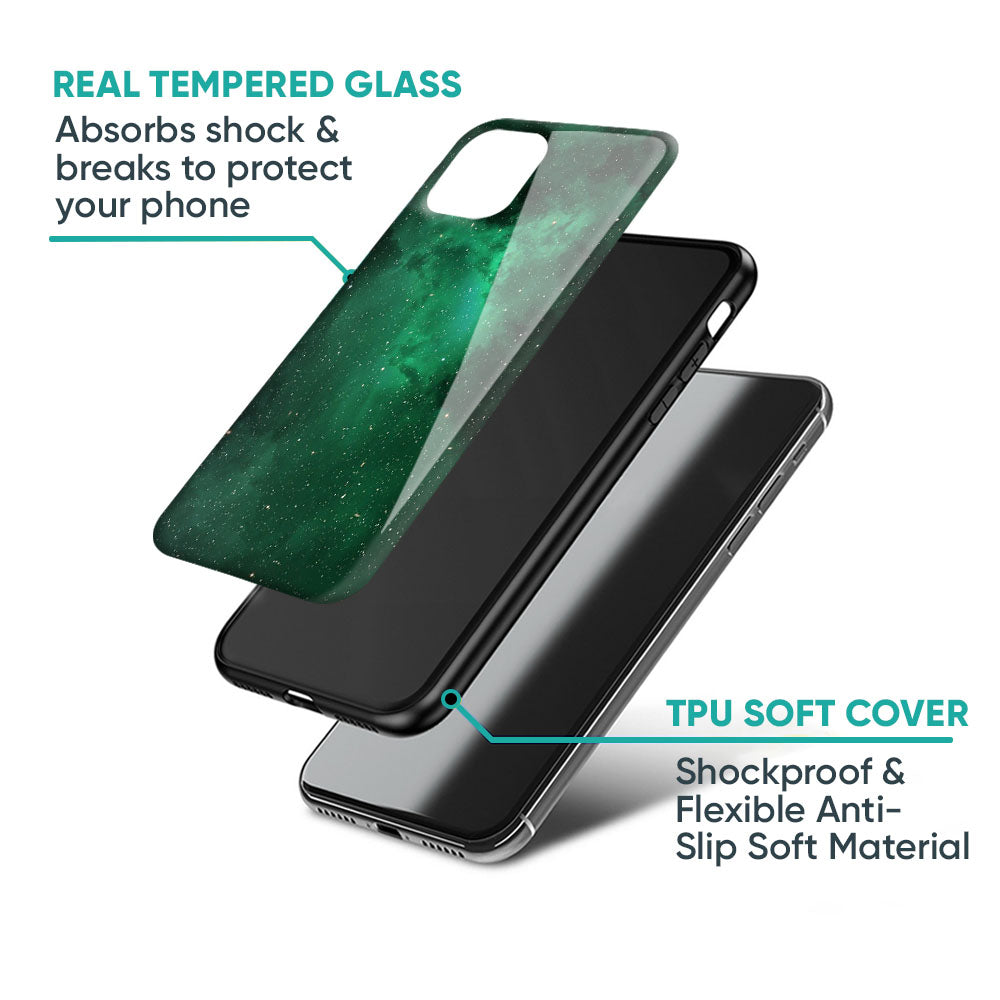 Emerald Firefly Glass Case For Vivo X50 Pro