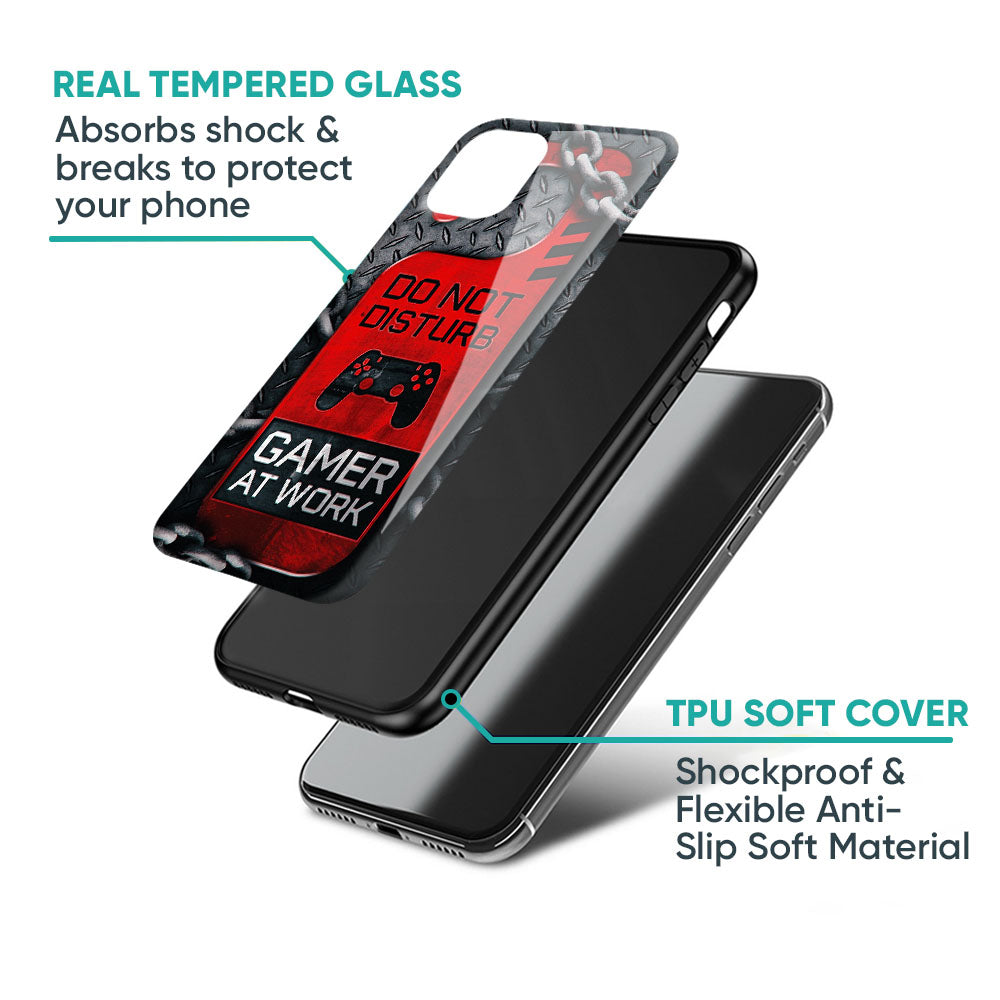Do No Disturb Glass Case For Samsung Galaxy A72