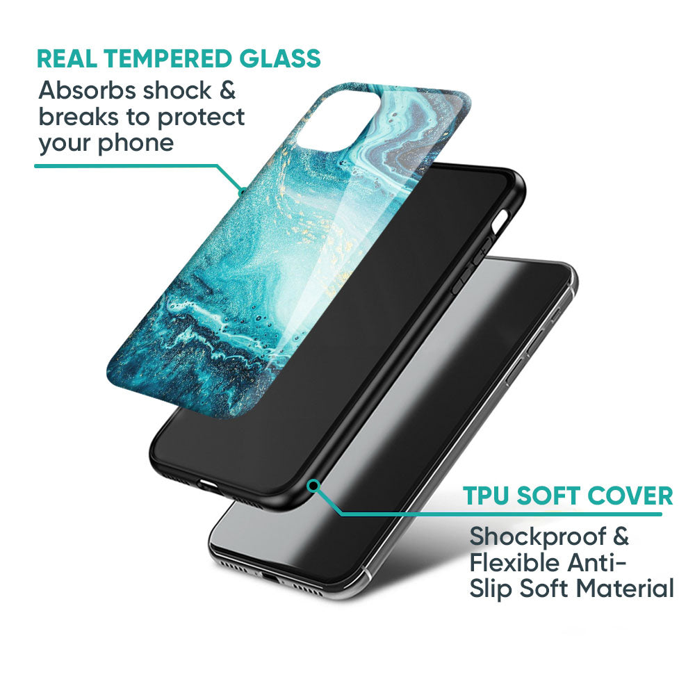 Sea Water Glass Case for iPhone XS Max