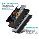 Retro Gorgeous Flower Glass Case for Samsung Galaxy M33 5G