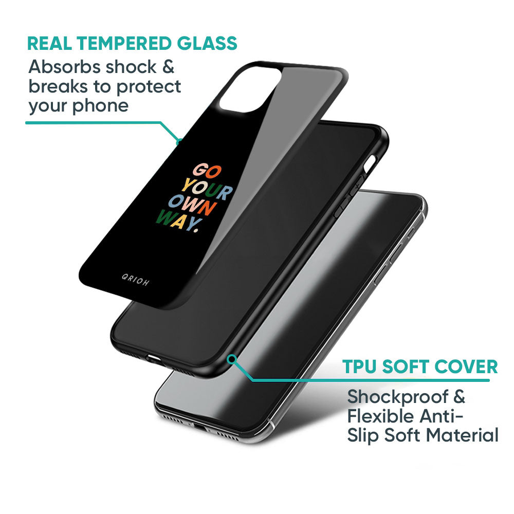 Go Your Own Way Glass Case for Vivo X50 Pro