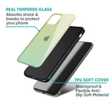 Mint Green Gradient Glass Case for iPhone 15 Plus