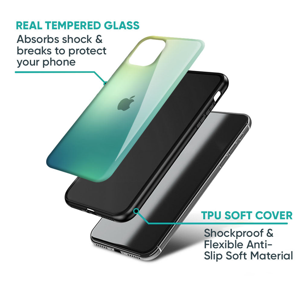 Dusty Green Glass Case for iPhone XS Max