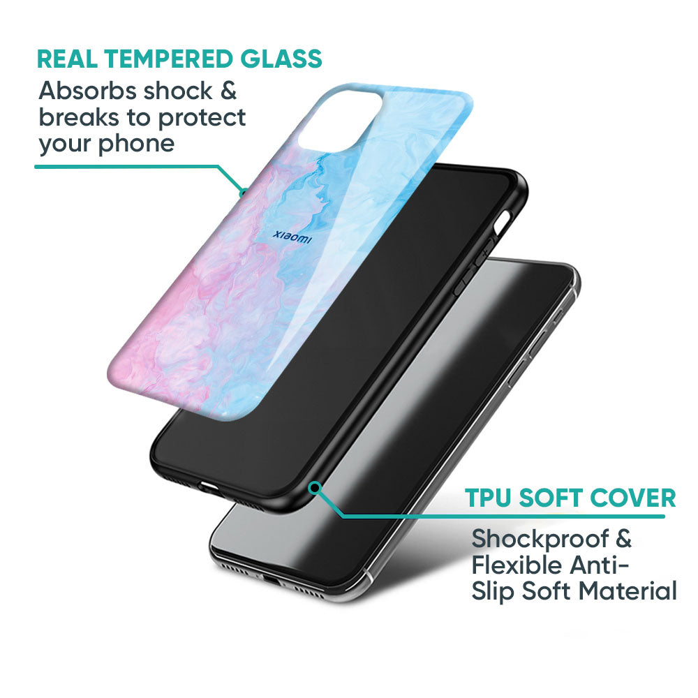 Mixed Watercolor Glass Case for Redmi Note 12 5G