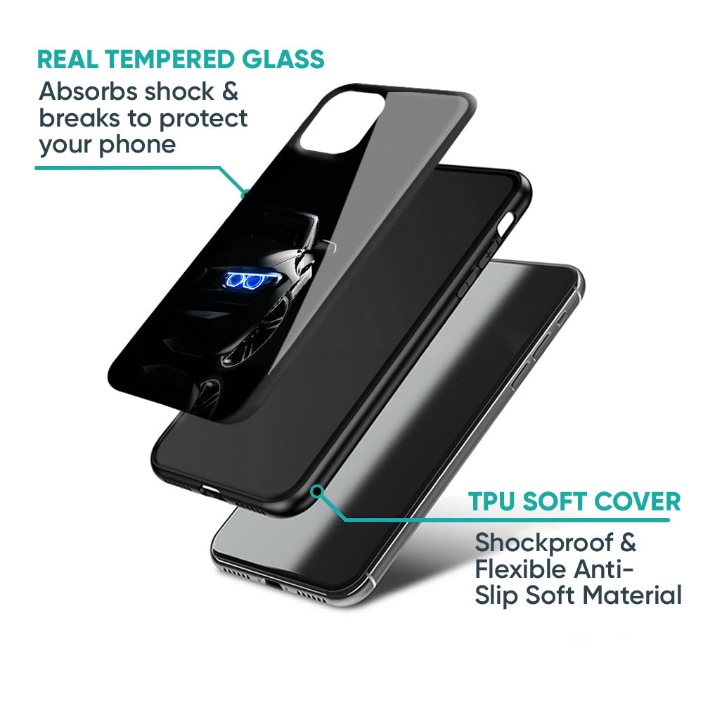 Car In Dark Glass Case for iPhone XS Max