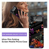 Rainbow Butterfly Glass Case for Samsung Galaxy Z Flip4 5G