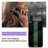 Tricolor Palette Glass Case for Samsung Galaxy Z Flip4 5G