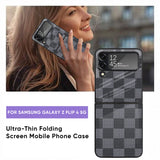 Grey Block Glass Case for Samsung Galaxy Z Flip4 5G