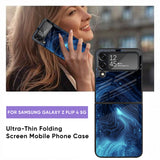 Dazzling Ocean Gradient Glass Case for Samsung Galaxy Z Flip4 5G
