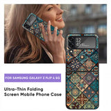 Retro Art Glass Case for Samsung Galaxy Z Flip4 5G
