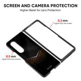 Dark Walnut Glass Case for Samsung Galaxy Z Fold4 5G