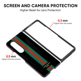 Tricolor Palette Glass Case for Samsung Galaxy Z Fold4 5G