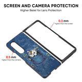 Kitty In Pocket Glass Case for Samsung Galaxy Z Fold4 5G