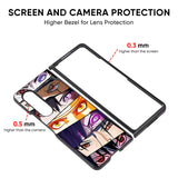 Anime Eyes Glass Case for Samsung Galaxy Z Fold4 5G