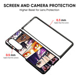 Anime Eyes Glass Case for Samsung Galaxy Z Fold5 5G