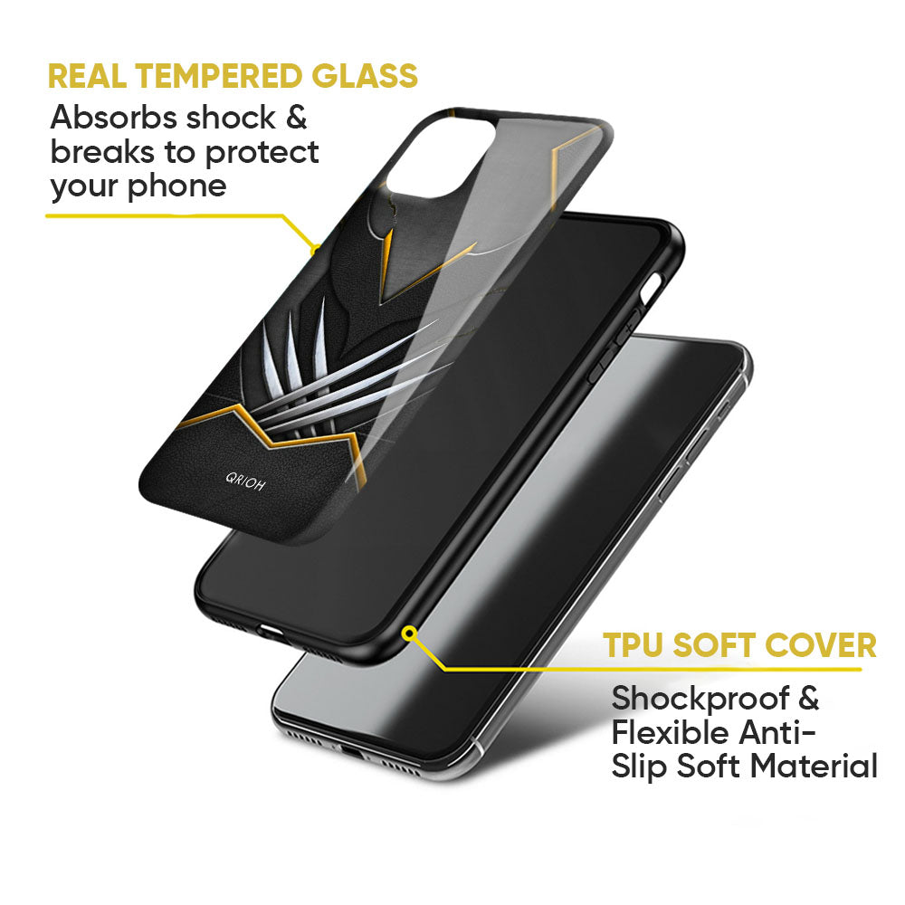 Black Warrior Glass Case for Samsung Galaxy M54 5G