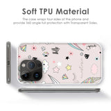 Unicorn Doodle Soft Cover For iPhone 5