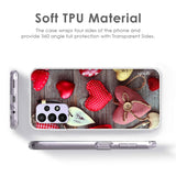 Valentine Hearts Soft Cover for Vivo T2 5G