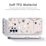 Unicorn Doodle Soft Cover For Vivo T1 Pro 5G