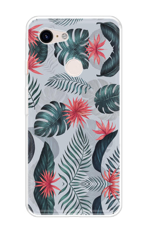 Retro Floral Leaf Google Pixel 3 XL Back Cover