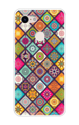 Multicolor Mandala Google Pixel 3 XL Back Cover