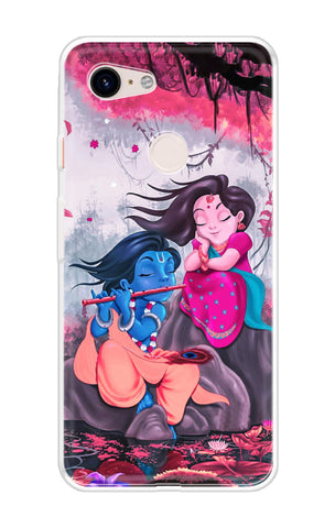 Radha Krishna Art Google Pixel 3 XL Back Cover