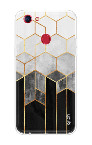 Hexagonal Pattern Oppo F7 Youth Back Cover
