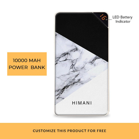 Treble Marble Customized Power Bank