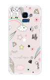 Unicorn Doodle Samsung Galaxy ON6 Back Cover