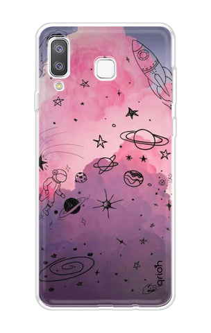 Space Doodles Art Samsung Galaxy A8 Star Back Cover